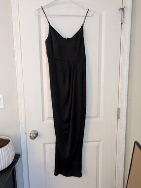 Express Black Spaghetti-Strap Maxi Dress